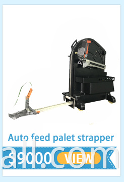 Fabrieksprijs Hoge kwaliteit Semi-automatische kartonnen pallet omsnoeringsmachine / PP plastic riem kartonnen pallet omsnoeringsmachine;